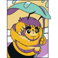 Bees in Rain Science Film Studio logo - Similar company to Scifilmit