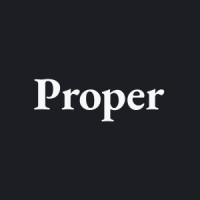 Proper logo - Similar company to Proper Ai