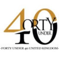 FORTY UNDER 40 UK logo - Similar company to Zero Bs Brookes