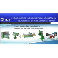 Abrasive belt conversion machines/Flap disc making machine logo - Similar company to Abrasives, Abrasive Tools, Polishing, Grinding