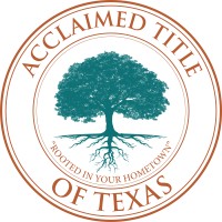 Acclaimed Title Of Texas