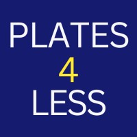Plates 4 Less logo - Similar company to Car.Co.Uk