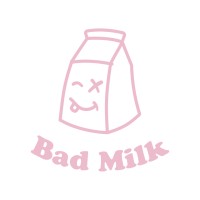 BAD MILK logo - Similar company to Option Press