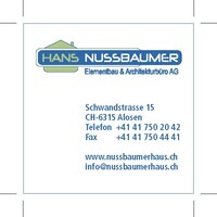 Hans Nussbaumer Elementbau und Architekturbüro