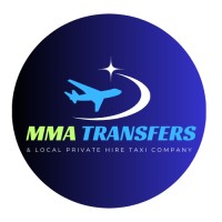 MMA Transfers Manchester Airport Taxi Private Hire Service logo - Similar company to Stevenagetaxis