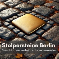 Stolpersteine Berlin - Geschichten verfolgter Homosexueller | Der Podcast logo - Similar company to Naw Berlin | Notfallmedizinisches Aus- Und Weiterbildungszentrum Berlin