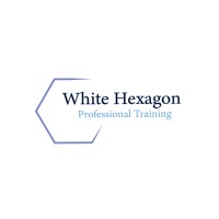 White Hexagon Training logo - Similar company to Code Jobz
