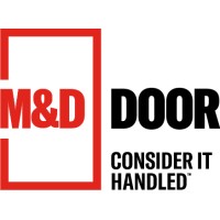 M&D Door and Hardware logo - Similar company to 1 Source Material Handling, Inc.