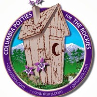Columbia Potties for the Rockies logo - Similar company to Clearbrook