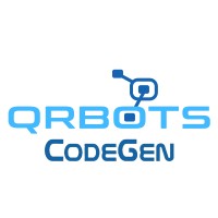 QRBOTS CodeGen logo - Similar company to Robogenix