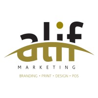 Alif Marketing logo - Similar company to Here For Her Foundation