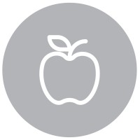 The Optimistic Apple logo - Similar company to Nuttch