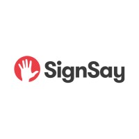 SignSay - Learn Sign Language logo - Similar company to Bsl Now! Ltd