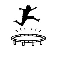 Bounce Trampoline Park logo - Similar company to Elevate Trampoline Park