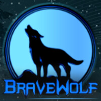 BraveWolf logo - Similar company to Wingeon Game Studios