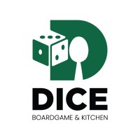 Dice logo - Similar company to Dice Board Game Cafe