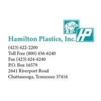 Hamilton Plastics, Inc. logo - Similar company to Jbb Packaging Llc