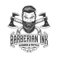 Barberian Ink logo - Similar company to Bopgun Design