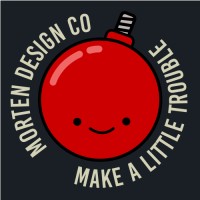 Morten Design Co logo - Similar company to Jetpack Stickers & Labels