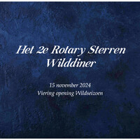 Rotary Sterren Wilddiner logo - Similar company to Iwaarden · Interior · Signing · Artwork