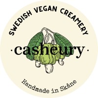 Casheury - Swedish Vegan Creamery logo - Similar company to Folkets Pops