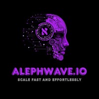 AlephWave.io🚀 logo - Similar company to Menz Crown Premium Salon