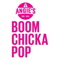 Angie's BOOMCHICKAPOP logo - Similar company to Heavenly Hunks