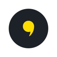 Yellow Comma logo - Similar company to Comma Global
