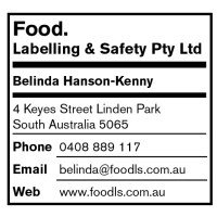 FOOD. Labelling & Safety logo - Similar company to Zubi Food Labelling Software