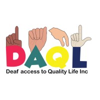 Deaf Access to Quality Life logo - Similar company to D-Pan Deaf Professional Arts Network
