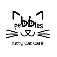Pebbles Kitty Cat Café logo - Similar company to Cleos Cat Cafe