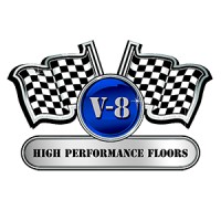V-8 High Performance Floors logo - Similar company to Aura Optical Systems, L.P.