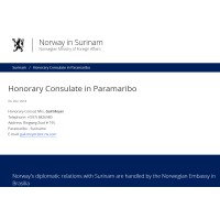 Honorary Consul in Suriname For the Kingdom of Norway logo - Similar company to American Boxing Association