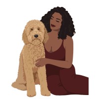 Black Women Love Dogs logo - Similar company to Paw Cbd