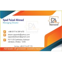 Dream Apparels logo - Similar company to Bgl Overseas Limited