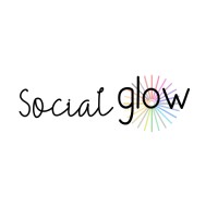 Social glow social media management logo - Similar company to Imaginary Friends Dubai