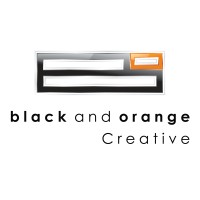 Black and Orange Creative logo - Similar company to Pii Digital