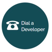 Dial A Developer logo - Similar company to Sansteck Inc - A Digital Creative Agency