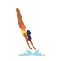 Swimmable San Francisco Bay logo - Similar company to Crazy About Water