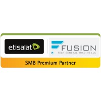 Fusion Tech CP Etisalat logo - Similar company to 64Bit.Be