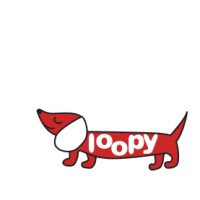 LOOPY Canine Design, NYC logo - Similar company to Script & Seal
