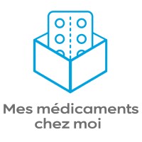 Mes médicaments chez moi - La Poste logo - Similar company to Pharmanity