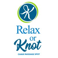 Relax or Knot - Chair Massage Spot logo - Similar company to Os - Digital Marketing