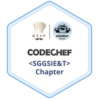 Codechef Sggsie&T Chapter