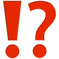 Interrobang logo - Similar company to Blue Kazoo