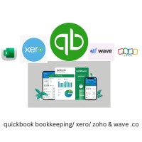 Quickbook bookkeeping/ xero/ zoho/ wave .co logo - Similar company to Finto.Ir | فینتو