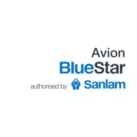 Avion Wealth MO Bluestar Authorised by Sanlam logo - Similar company to Indwe Bluestar- Authorised By Sanlam