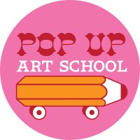 Pop up Art School logo - Similar company to Brush And Bubbles Ltd