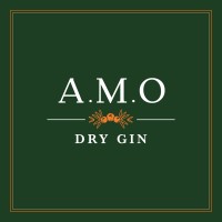 A.M.O Dry Gin logo - Similar company to Shotcam Golf