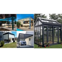 aluminum motorized pergola logo - Similar company to Pergola Misteral